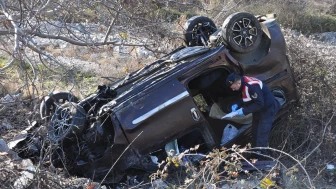 Amasya'da korkunç kaza: Otomobil devrildi! 1 ölü, 4 yaralı