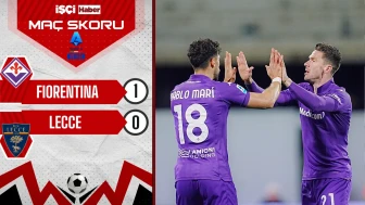 Fiorentina, Lecce engelini tek golle geçti