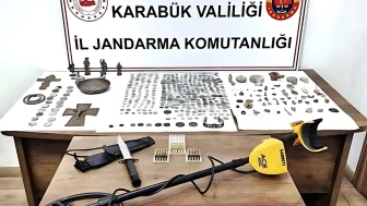 Karabük'te tarihi eser kaçakçılığına büyük darbe: 43 parça ele geçirildi