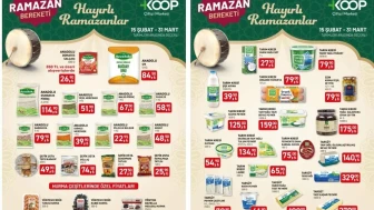 Tarım Kredi Kooperatif marketleri 17-28 Mart indirimli ürünler