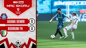 Adana Demirspor - Bodrum FK maçından gol sesi çıkmadı!