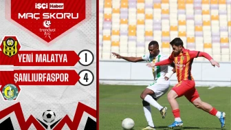 Şanlıurfaspor, Yeni Malatyaspor deplasmanında 4-1 kazandı