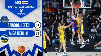 Anadolu Efes, ALBA Berlin'i 98-73 mağlup etmeyi başardı