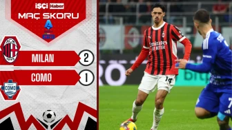 Milan, Como'yu 2-1 mağlup etti