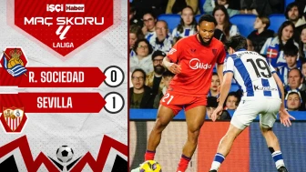 Sevilla, Real Sociedad deplasmanında tek golle kazandı