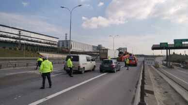 Anadolu Otoyolu'nda trafik kazası ulaşımı aksattı