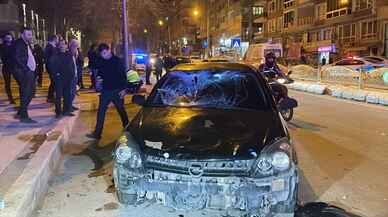 Edirne'de otomobille çarpışan motosikletin sürücüsü ağır yaralandı