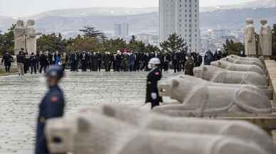 ANKARA - İsrail Cumhurbaşkanı Herzog, Anıtkabir'i ziyaret etti (2)