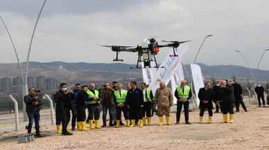 Elazığ'da tarım arazileri dron ile ilaçlanabilecek