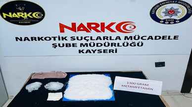 Kayseri'de yolcu otobüsünde 1 kilo 300 gram sentetik uyuşturucu ele geçirildi