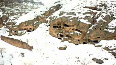 Konya'nın tarihi Sille Mahallesi her mevsim turistlerin uğrak yeri