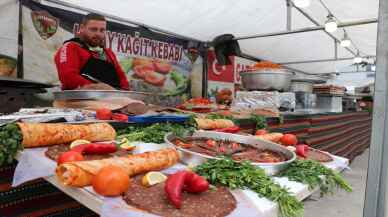 Manisa'da düzenlenen Ulusal Gastronomi ve Yemek Şenliği sürüyor