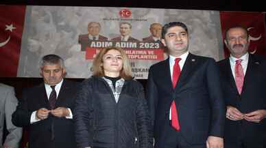 MHP'li Özdemir, İzmir'de "Adım Adım 2023" toplantısında konuştu: