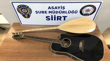 Siirt'te evden saz ve gitar çaldığı iddia edilen kişi yakalandı