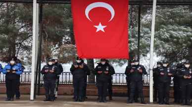 Suriye'de kalp krizi sonucu ölen polis için Kilis'te tören düzenlendi