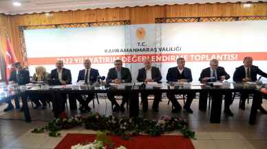 AK Parti Grup Başkanvekili Mahir Ünal, Kahramanmaraş'ta yatırım değerlendirme toplantısına katıldı