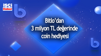 Kripto para platformu Bitlo'dan Türkiye'deki kullanıcılarına 3 milyon TL değerinde coin