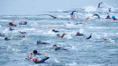 MERSİN - Avrupa Triatlon Kupası ikinci gün yarışları Mersin'de başladı