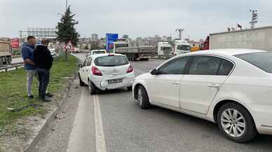 Samsun'da 8 aracın karıştığı zincirleme kazada bir kişi yaralandı