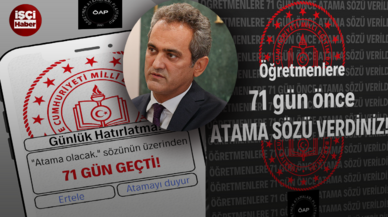 "Atama olacak" sözünün özerinden 71 gün geçti!