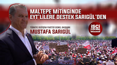 TDP Genel Başkanı Sarıgül EYT mitinginde!