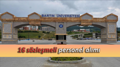 Bartın Üniversitesi'nden 16 sözleşmeli personel ilanı