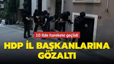 HDP il başkanları hakkında gözaltı kararı