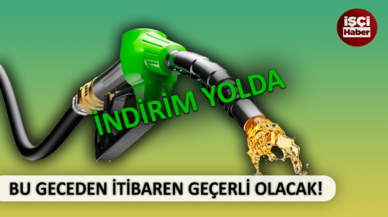 Benzine bu sefer indirim geldi!