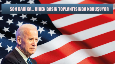 Son dakika... Biden basın toplantısında konuşuyor