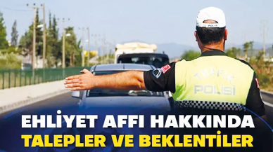 1 milyon sürücü ehliyet affı istiyor