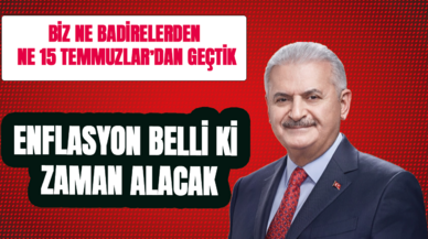 Binali Yıldırım'dan çarpıcı enflasyon açıklaması! "Biz ne...."