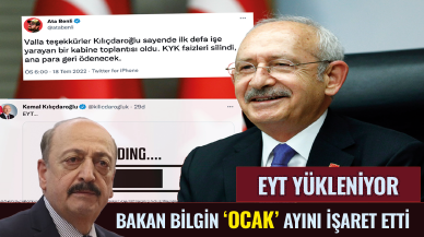 EYT yükleniyor! Bilgin'den 'EYT en geç Ocak ayında Meclis'e sunulacak' açıklaması