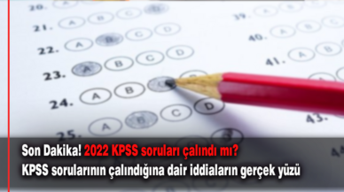 KPSS'de sorular yine aynı çıktı iddiası!