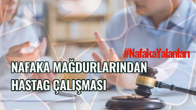 Nafaka mağdurlarından hastag etkinliği