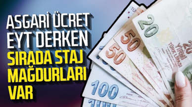 Staj mağdurları çözüm bekliyor