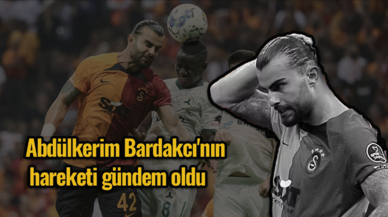 Abdülkerim Bardakcı'nın hareketi gündem oldu