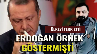 Cumhurbaşkanı Erdoğan'ın örnek gösterdiği genç Türkiye'yi terk etti