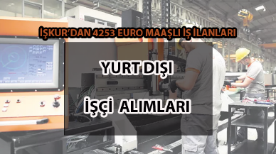 İŞKUR'dan yurtdışı iş ilanları! Danimarka, Almanya...