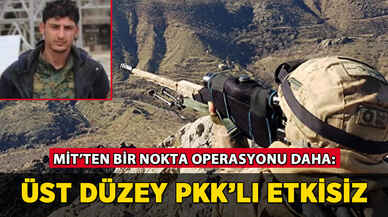 MİT'ten nokta operasyonu: Üst düzey PKK'lı etkisiz