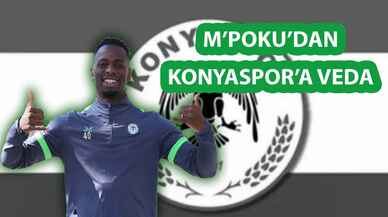 M'Poku Konyaspor'a veda ediyor