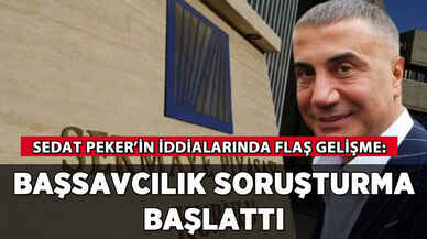 Sedat Peker'in iddialarında flaş gelişme: Başsavcılık soruşturma başlattı