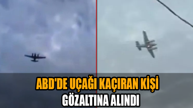 ABD'de uçağı kaçıran kişi gözaltına alındı