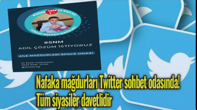 Aile mağdurları Twitter sohbet odasında