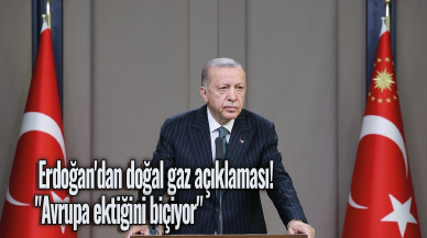 Cumhurbaşkanı Erdoğan'dan doğal gaz açıklaması! "Avrupa ektiğini biçiyor"