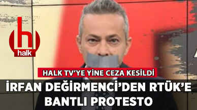 İrfan Değirmenci'den RTÜK'e bantlı protesto