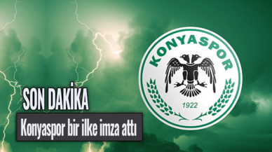 Konyaspor bir ilke imza attı