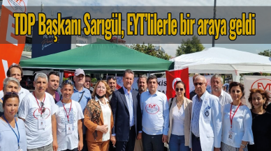 TDP Başkanı Sarıgül, EYT'lilerle bir araya geldi