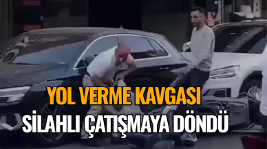 Yol verme kavgası silahlı çatışmaya döndü