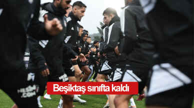 Beşiktaş sınıfta kaldı