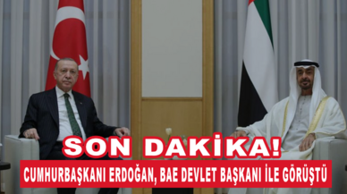 Cumhurbaşkanı Erdoğan, BAE Devlet Başkanı ile görüştü